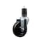 Service Caster 4'' SS Soft Rubber Wheel Swivel 1-5/8'' Expanding Stem Caster SCC-SSEX20S414-SRS-158 - alternate 1